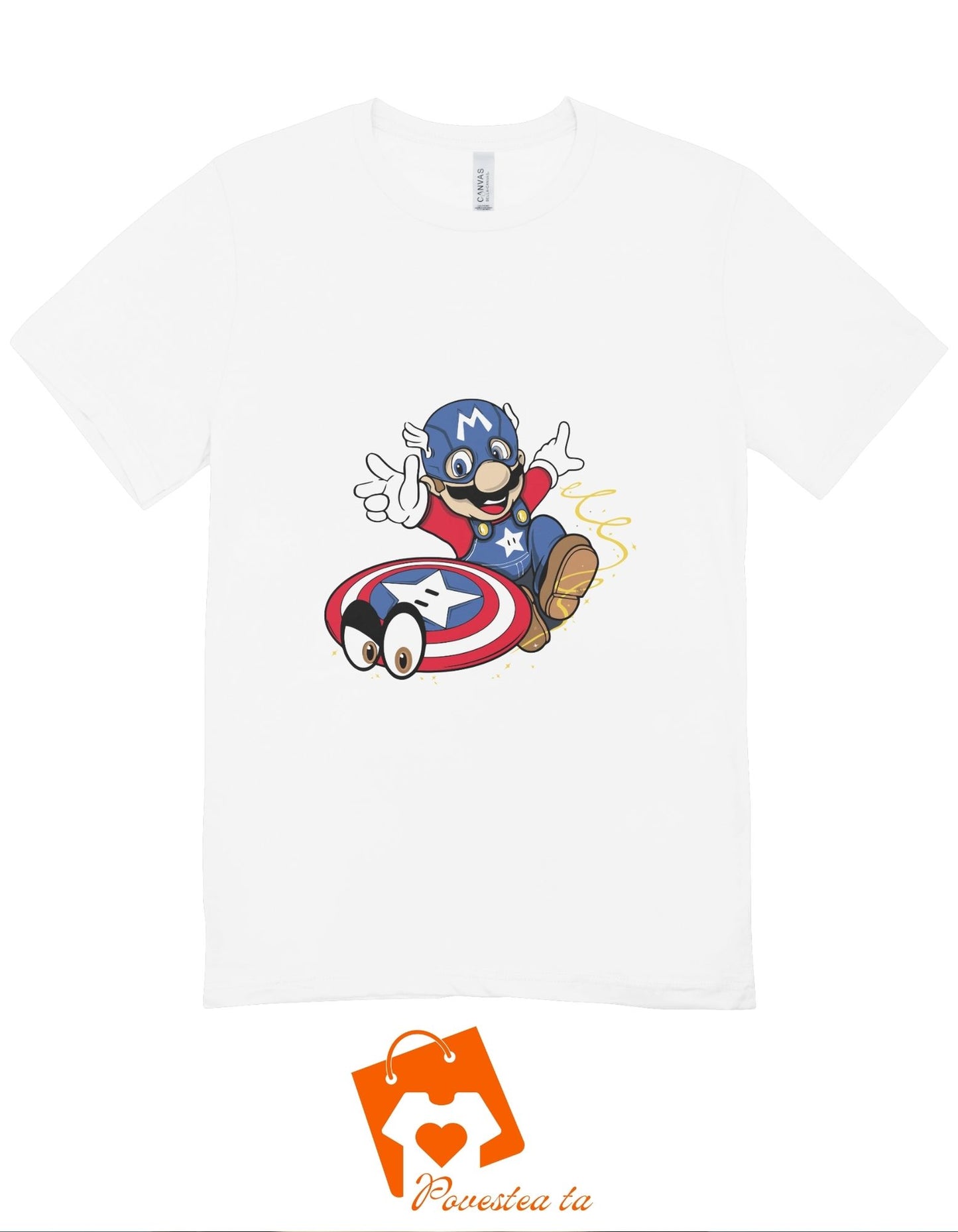 Tricouri personalizate Super Mario – designuri inspirate din jocul clasic Super Mario