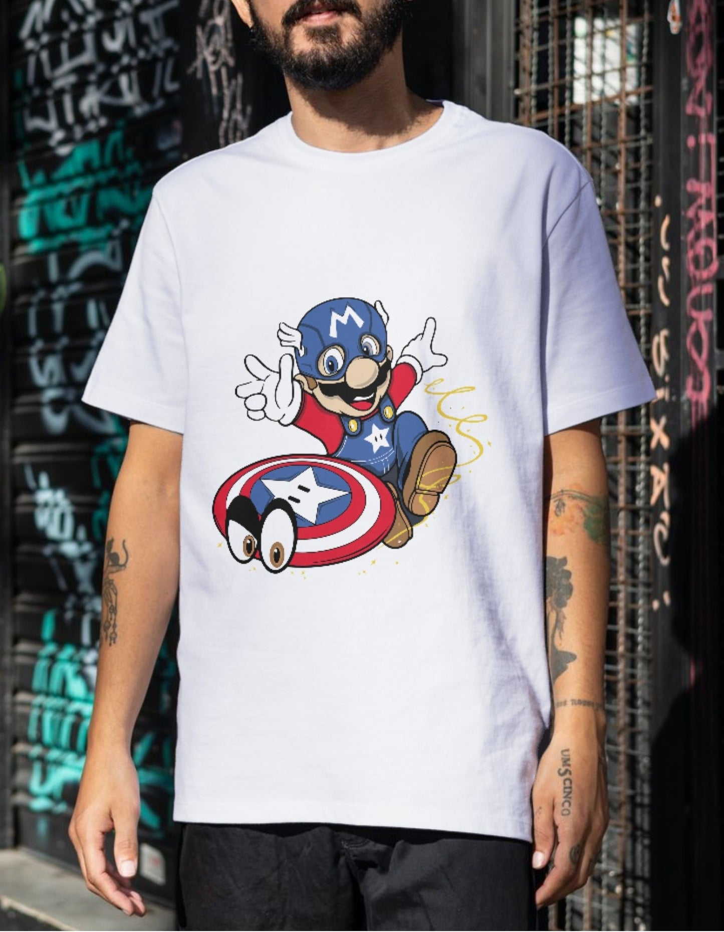 Tricouri personalizate Super Mario – designuri inspirate din jocul clasic Super Mario