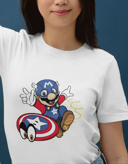 Tricouri personalizate Super Mario – designuri inspirate din jocul clasic Super Mario