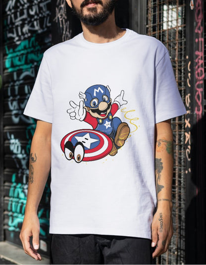Tricouri personalizate Super Mario – designuri inspirate din jocul clasic Super Mario