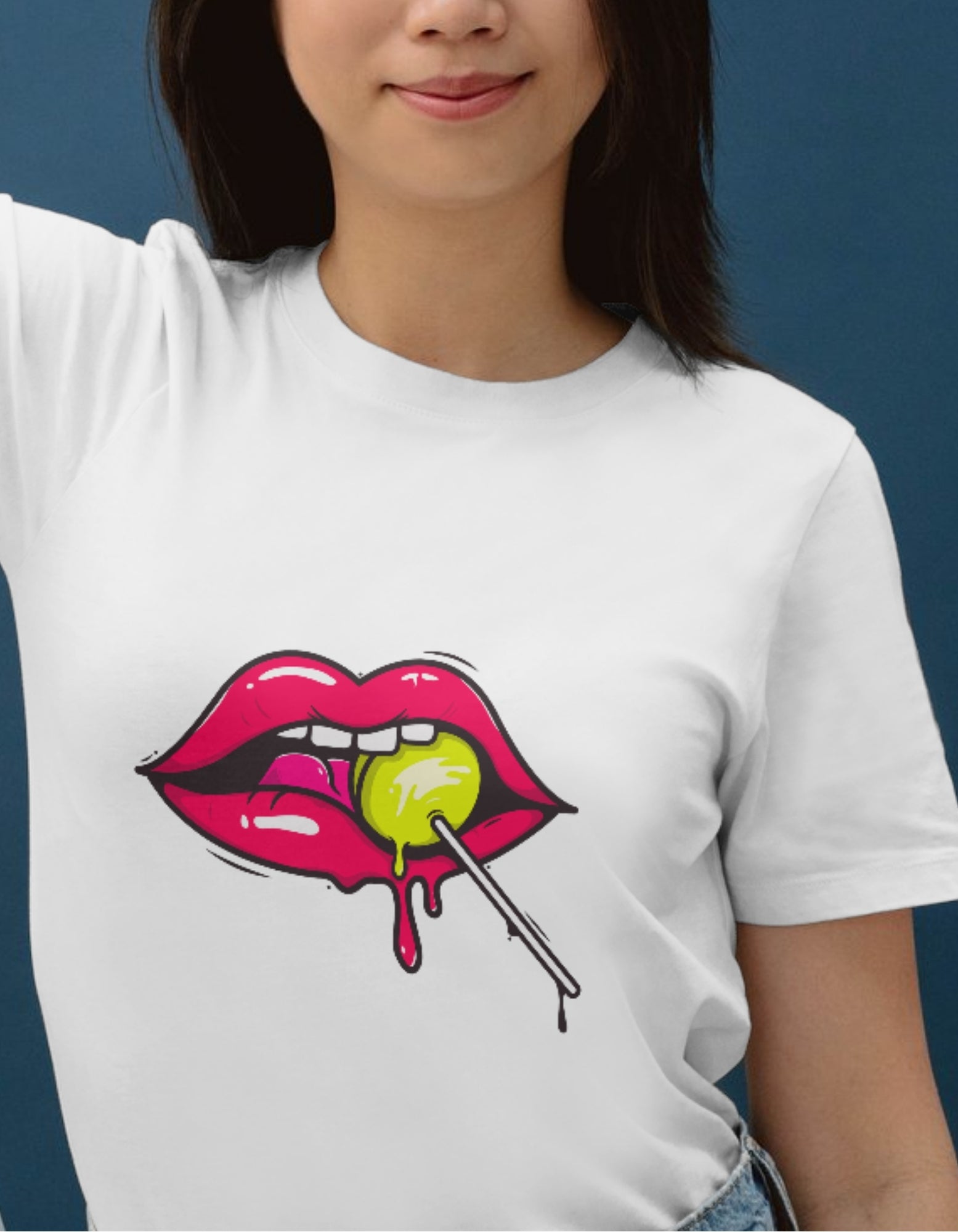 Tricouri personalizate cu buze si saruturi – designuri stylish si romantice
