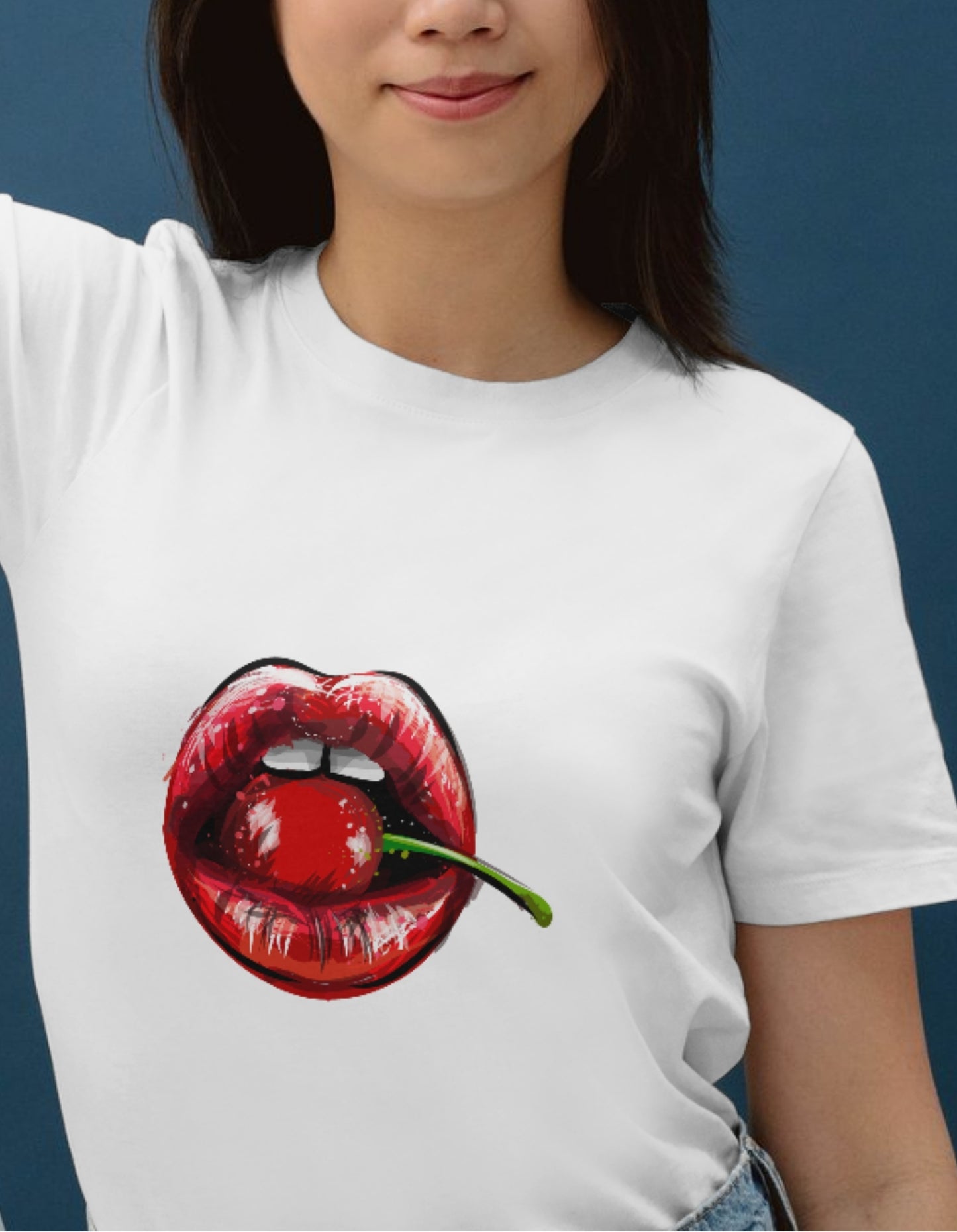 Tricouri personalizate cu buze si saruturi – designuri stylish si romantice
