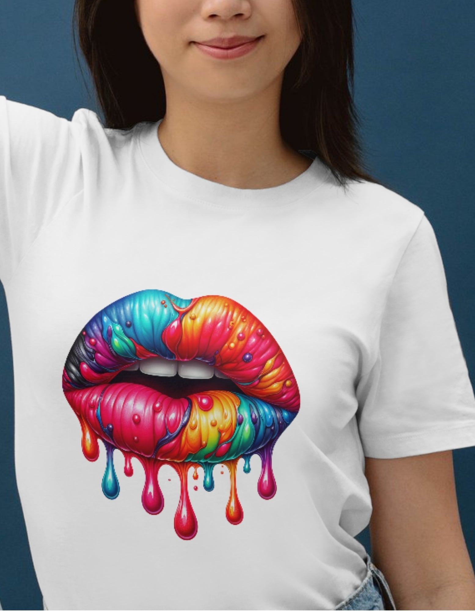 Tricouri personalizate cu buze si saruturi – designuri stylish si romantice