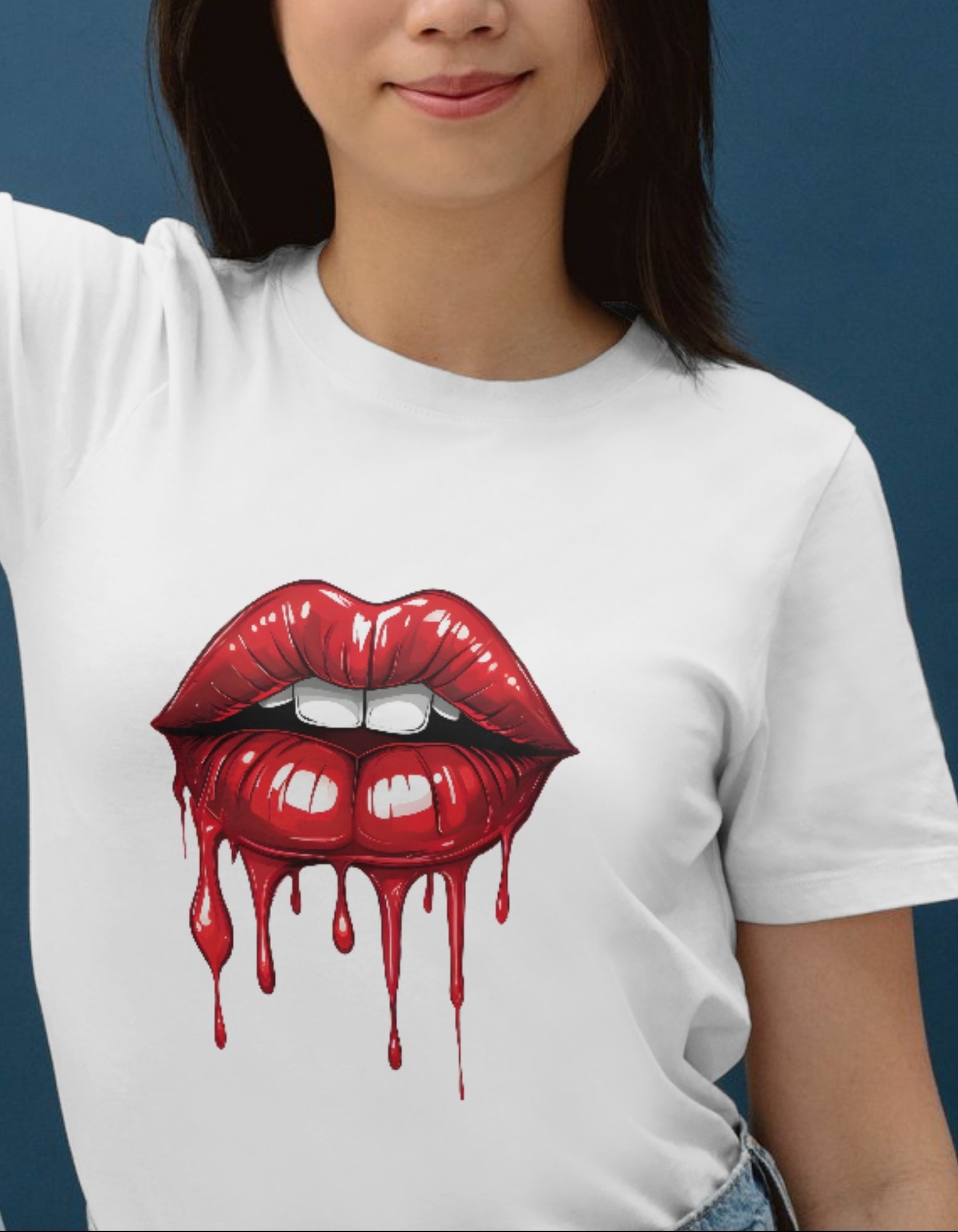 Tricouri personalizate cu buze si saruturi – designuri stylish si romantice